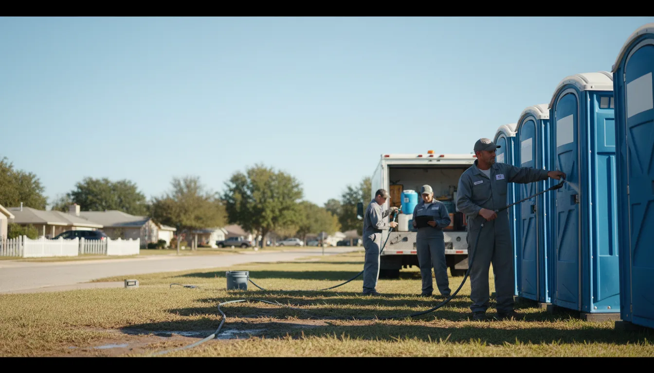 Long-Term Portable Toilet Rental in Proctor, OK near me
